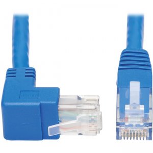 Tripp Lite Up-Angle Cat6 Ethernet Cable - 15 ft., M/M, Blue N204-015-BL-UP