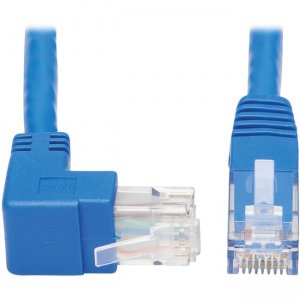 Tripp Lite Up-Angle Cat6 Ethernet Cable - 20 ft., M/M, Blue N204-020-BL-UP