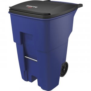 Rubbermaid Commercial Brute 95-gallon Rollout Container 9W2273BLU RCP9W2273BLU