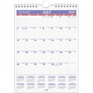 At-A-Glance Academic Monthly Wall Calendar AY128 AAGAY128