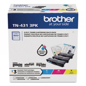 Brother TN4313PK Toner, 1,800 Page-Yield, Cyan/Magenta/Yellow BRTTN4313PK TN4313PK