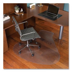 ES Robbins EverLife Workstation Chair Mat for Hard Floors, With Lip, 66 x 60, Clear ESR132775 132775