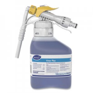 Diversey Virex Plus One-Step Disinfectant Cleaner and Deodorant, 1.5 L Closed-Loop Plastic Bottle, 2/Carton DVO101102925 101102925