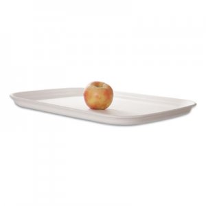 Eco-Products Regalia Renewable and Compostable Sugarcane Tray, 13 x 17 x 1.3, White, 100/Carton ECOEPSCTR1317 EP-SCTR1317