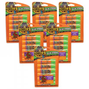 Gorilla Glue School Glue Sticks, 0.21 oz/Stick, Dries Clear, 36 Sticks/Box GOR2614408BX 2614408PK