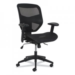 SertaPedic Emerson Executive Task Chair, Supports Up to 300 lbs., Black Seat-black Back, Silver Base