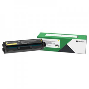 Lexmark C331HY0 Return Program High-Yield Toner, 2,500 Page-Yield, Yellow LEXC331HY0 C331HY0