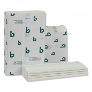 Boardwalk Structured Multifold Towels, 1-Ply, 9 x 9.5, White, 250/Pack, 16 Packs/Carton BWK6204