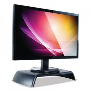 Allsop Ergo Riser Monitor Stand, 16" x 9" x 2.75", Black, Supports 30 lbs ASP32212 32212