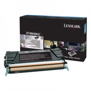 Lexmark X746H2KG High-Yield Toner, 12,000 Page-Yield, Black LEXX746H2KG X746H2KG