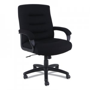 Alera Alera Kesson Series Mid-Back Office Chair, Supports up to 300 lbs., Black Seat/Black Back, Black Base ALEKS4210