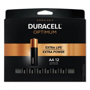Duracell Optimum Alkaline AA Batteries, 12/Pack DUROPT1500B12PR OPT1500B12PRT