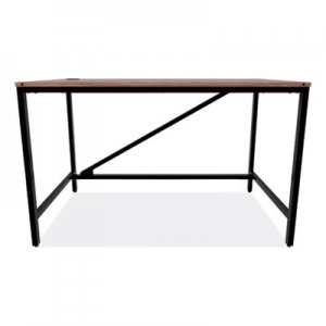Alera Industrial Series Table Desk, 47.25" x 23.63" x 29.5", Modern Walnut ALELTD4824WA ID-4824B