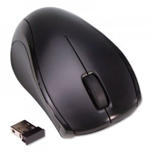 Innovera Compact Mouse, 2.4 GHz Frequency/26 ft Wireless Range, Left/Right Hand Use, Black IVR62210