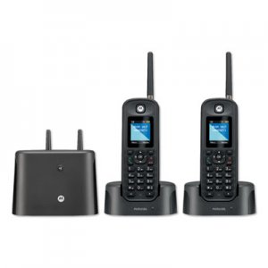 Motorola MTR0200 Series Digital Cordless Telephone with Answering Machine, 2 Handsets MTRO212 O212