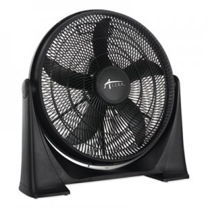 Alera 20" Super-Circulator 3-Speed Tilt Fan, Plastic, Black ALEFAN203 FAN203
