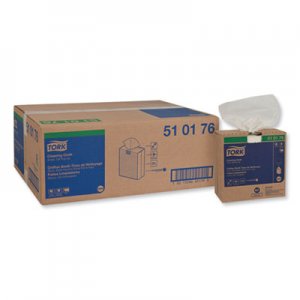 Tork Cleaning Cloth, 8.46 x 16.13, White, 100 Wipes/Box, 10 Boxes/Carton TRK510176 510176