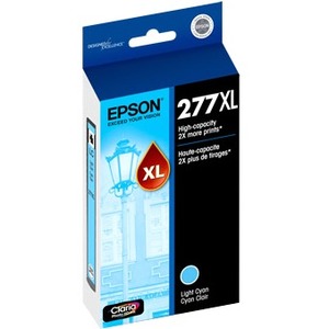 Epson Light Cyan Ink Cartridge, High Capacity (T520) T277XL520-S 277XL