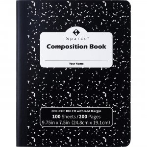 Sparco College Ruled Composition Notebook 00333 SPR00333