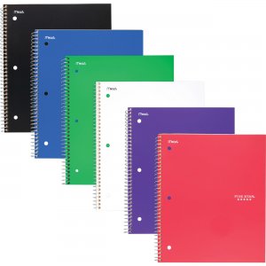 Mead Five Star Subject Spiral Notebook 38052 MEA38052