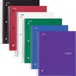 Mead Five Star Subject Spiral Notebook 73930 MEA73930