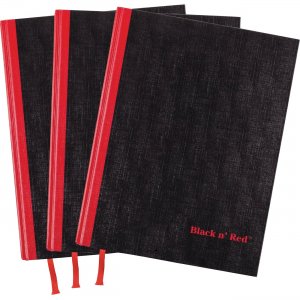 Black n' Red Casebound Hardcover Notebook 3-pack 400123487 JDK400123487