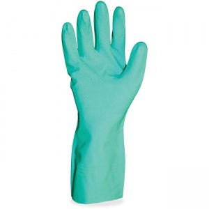 ProGuard Flock Lined 12"L Green Nitrile Gloves 8217XLCT PGD8217XLCT