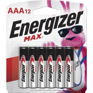 Energizer MAX AAA Batteries E92BP12CT EVEE92BP12CT