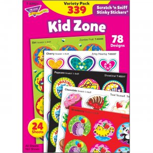 TREND Kid Zone Scratch 'n Sniff Stinky Stickers 83921 TEP83921