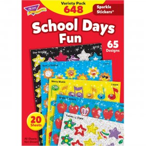 TREND Sparkle Stickers School Days Fun Stickers 63909 TEP63909