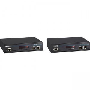 Black Box Agility KVM-Over-IP Matrix, Dual-Head DVI-D, USB 2.0, KVM Extender Kit ACR1020A