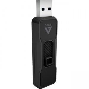V7 32GB USB 2.0 Flash Drive - With Retractable USB Connector VP232G