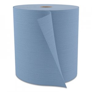 Cascades PRO Tuff-Job Spunlace Towels, Blue, Jumbo Roll, 12 x 13, 475/Roll CSDW802 W802