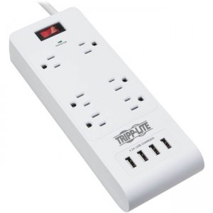 Tripp Lite 6-Outlet Surge Suppressor/Protector TLP64USBRA15