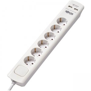 Tripp Lite 6-Outlet Surge Suppressor/Protector TLP6G18USB