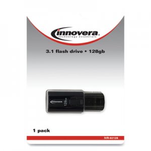 Innovera USB 3.0 Flash Drive, 128 GB IVR82128 82128