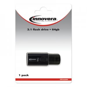 Innovera USB 3.0 Flash Drive, 64 GB IVR82064 82064