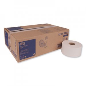 Tork Advanced Jumbo Bath Tissue, Septic Safe, 1-Ply, White, 3.48" x 1200 ft ,12 Rolls/Carton TRK12013903 12013903