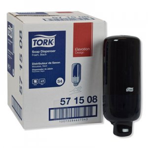 Tork Foam Skincare Manual Dispenser, 1 L Bottle; 33 oz Bottle, 4.45 x 4.13 x 11.26, Black