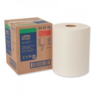 Tork Cleaning Cloth, 12.6 x 10, White, 500 Wipes/Carton TRK510137 510137