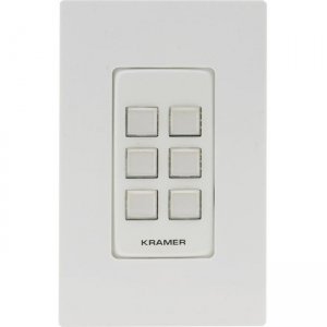 Kramer 6-button PoE and I/O Control Keypad 30-804921395 RC-306