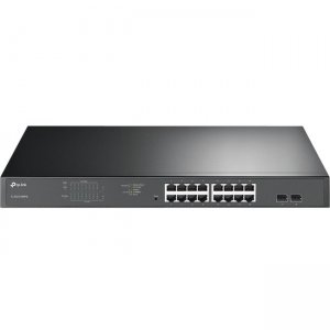 TP-LINK JetStream 16-Port Gigabit Easy Smart PoE/PoE+ Switch TL-SG1218MPE