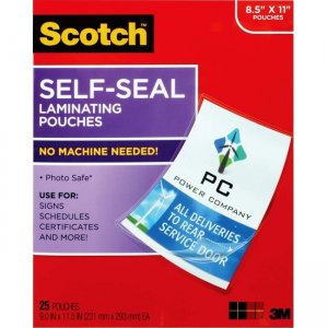 Scotch Self-Sealing Laminating Pouches 8.5"x11" LS854SS-50 SF854-1B