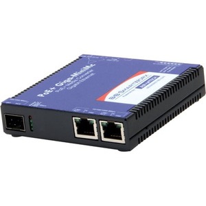 B+B SmartWorx 10/100/1000Mbps PoE & PoE+ Media Converter IMC-390-SFP-US