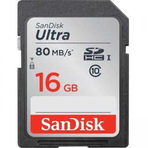 SanDisk Ultra SDHC and SDXC UHS-I Cards SDSDUNC-016G-GNMNN
