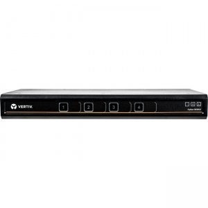 VERTIV Cybex Secure 4-Port KVM Switch, Single-Head DVI-I (dual-link) SC840-201 SC840