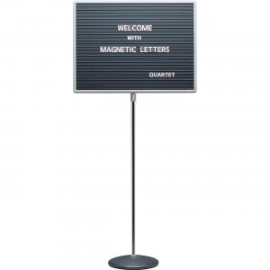 Quartet Adjustable Single Pedestal Letter Boards 7920M QRT7920M