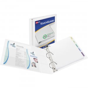 Avery TouchGuard Antimicrobial View Binders with Slant Rings 17141 AVE17141
