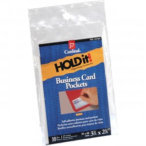 Cardinal HOLDit! Business Card Pocket 21500CB