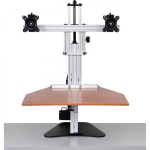 Ergo Desktop Electric Elite Sit and Stand Workstation Cherry Minimally Assembled ELEC-ED-KE-CHE-5B